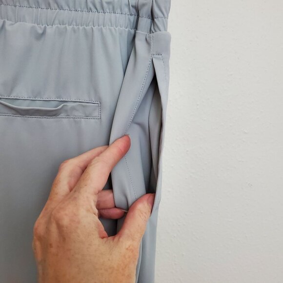 Zyia Active zippered leg gray joggers - Picture 8 of 11